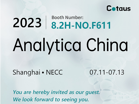 Analytica China invitation from Cotaus!